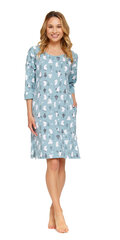 Naktinukai moterims Doctor Nap Tm 5270, mėlyni цена и информация | Женские пижамы, ночнушки | pigu.lt