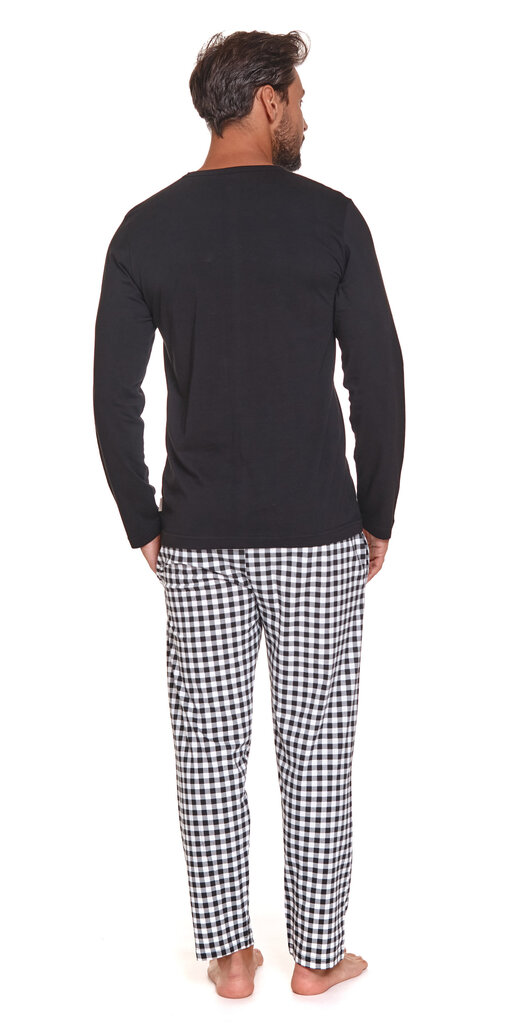 Pižama vyrams  Doctor Nap PMB 4330, juoda kaina ir informacija | Vyriški chalatai, pižamos | pigu.lt