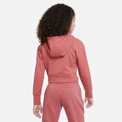 Nike džemperis mergaitėms Sportswear Club SW892644.8490, rožinis kaina ir informacija | Megztiniai, bluzonai, švarkai mergaitėms | pigu.lt