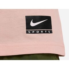 Nike marškinėliai mergaitėms Sportswear sw892652.8490, rožiniai цена и информация | Футболка для девочек | pigu.lt