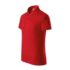Marškinėliai vaikams Malfini Pique Polo sw910438.9037, raudoni цена и информация | Рубашки для девочек | pigu.lt