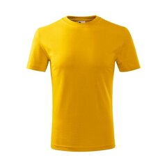 Marškinėliai vaikams Malfini Classic New sw910844.8546, geltoni kaina ir informacija | Marškinėliai berniukams | pigu.lt