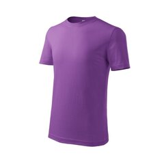 Marškinėliai vaikams Malfini Classic New sw910855.8547, violetinai kaina ir informacija | Marškinėliai berniukams | pigu.lt