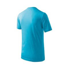 Marškinėliai vaikams Malfini Basic sw910896.9037, mėlyni kaina ir informacija | Marškinėliai berniukams | pigu.lt