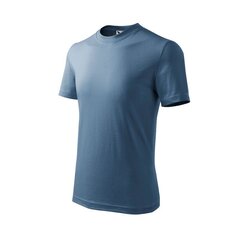 Marškinėliai vaikams Malfini Basic sw910897.9037, mėlyni kaina ir informacija | Marškinėliai berniukams | pigu.lt