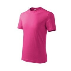 Marškinėliai vaikams Malfini Basic sw910899.9037, rožiniai цена и информация | Рубашки для девочек | pigu.lt