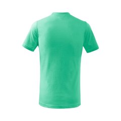 Marškinėliai vaikams Malfini Basic sw910902.8549, žali цена и информация | Рубашки для мальчиков | pigu.lt