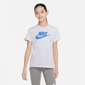 Nike marškinėliai mergaitėms Sportswear SW920791.8491, pilki kaina ir informacija | Marškinėliai mergaitėms | pigu.lt