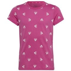 Adidas marškinėliai mergaitėms Bluv tee SW926423.8484, rožiniai kaina ir informacija | Marškinėliai mergaitėms | pigu.lt