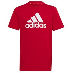 Adidas marškinėliai berniukams Big logo tee SW929400.8331, raudoni kaina ir informacija | Marškinėliai berniukams | pigu.lt