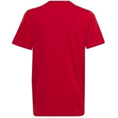 Adidas marškinėliai berniukams Big logo tee SW929400.8331, raudoni kaina ir informacija | Marškinėliai berniukams | pigu.lt