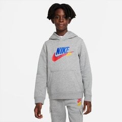 Nike džemperis berniukams Sportswear si fleece po hoody SW930918.8491, pilkas цена и информация | Свитеры, жилетки, пиджаки для мальчиков | pigu.lt