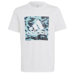 Adidas marškinėliai berniukams Akd Gt SW930926.8331, balti цена и информация | Рубашка для мальчиков | pigu.lt