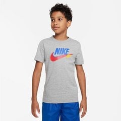 Nike marškinėliai berniukams Sportswear si ss tee SW932597.8491, pilki цена и информация | Рубашка для мальчиков | pigu.lt