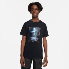 Nike marškinėliai berniukams Sportswear SW932600.8491, juodi цена и информация | Рубашки для мальчиков | pigu.lt