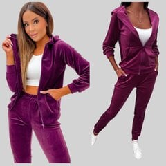 Laisvalaikio komplektas Selena, violetinis kaina ir informacija | Sportinė apranga moterims | pigu.lt