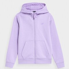 4F džemperis mergaitėms SW940682.8293, violetinis цена и информация | Свитеры, жилетки, пиджаки для девочек | pigu.lt