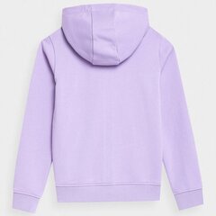 4F džemperis mergaitėms SW940682.8293, violetinis kaina ir informacija | Megztiniai, bluzonai, švarkai mergaitėms | pigu.lt