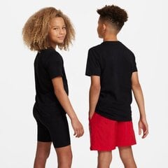 Nike marškinėliai mergaitėms Sportswear SW948315.8491, juodi цена и информация | Футболка для девочек | pigu.lt