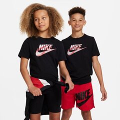 Nike marškinėliai mergaitėms Sportswear SW948315.8491, juodi цена и информация | Футболка для девочек | pigu.lt