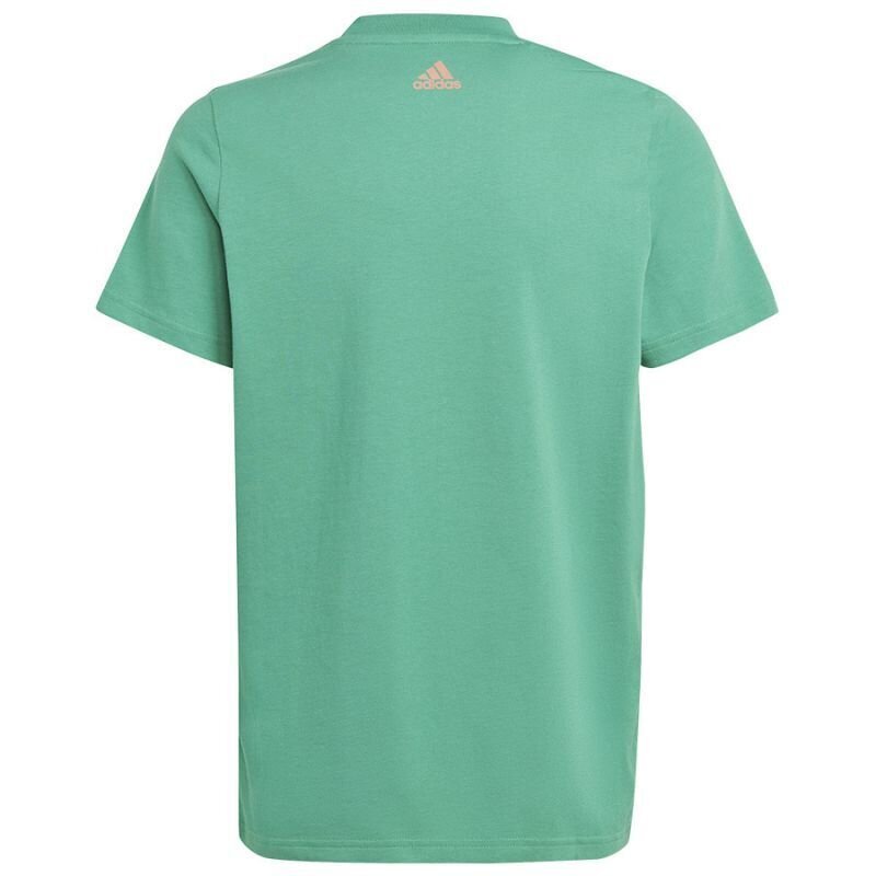 Adidas marškinėliai berniukams Big logo 2 tee SW953391.8331, žali kaina ir informacija | Marškinėliai berniukams | pigu.lt