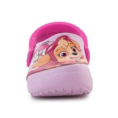 Šlepetės vaikams Crocs FL Paw Patrol Patch CG T SW9702508432, rožinės kaina ir informacija | Šlepetės, kambario avalynė vaikams | pigu.lt