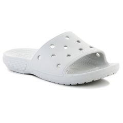 Šlepetės moterims Crocs Classic Slide W 206121, baltos цена и информация | Женские тапочки | pigu.lt