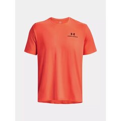 Marškinėliai vyrams Under Armour Rush Energy M 1366138-877 SW971207.1898, oranžiniai цена и информация | Мужские футболки | pigu.lt