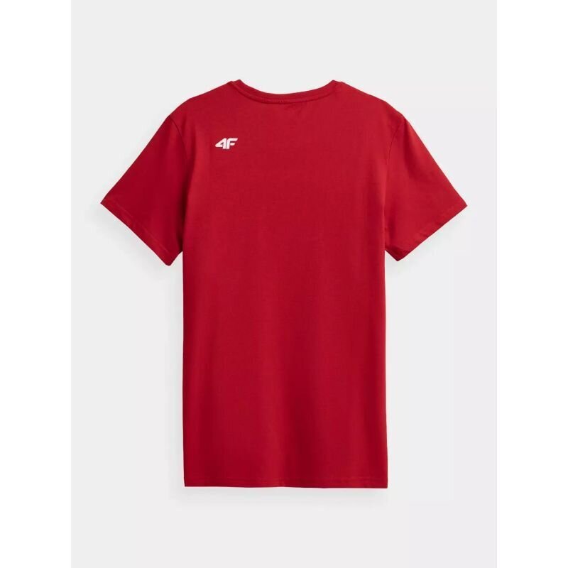 Marškinėliai vyrams 4F M 4FWSS23TTSHM1229-62S SW973418.1904, raudoni kaina ir informacija | Vyriški marškinėliai | pigu.lt