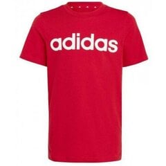 Adidas marškinėliai berniukams Linear tee SW974244.8293, raudoni kaina ir informacija | Marškinėliai berniukams | pigu.lt