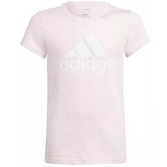 Adidas marškinėliai mergaitėms Big logo tee IC6123 SW974085.8484, rožiniai kaina ir informacija | Marškinėliai mergaitėms | pigu.lt