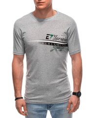 Marškinėliai vyrams Edoti AMD122030.1900, pilki цена и информация | Мужские футболки | pigu.lt