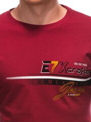 Marškinėliai vyrams Edoti AMD122033.1900, raudoni kaina ir informacija | Vyriški marškinėliai | pigu.lt