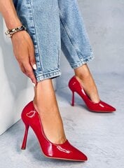 Aukštakulniai bateliai moterims Anika PBP350692681, raudoni цена и информация | Женские туфли | pigu.lt