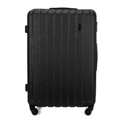 Didelis lagaminas Solier, XL, 26', juodas kaina ir informacija | Lagaminai, kelioniniai krepšiai | pigu.lt