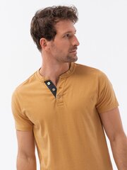 Marškinėliai vyrams Ombre Clothing AMD19428.1900, geltoni kaina ir informacija | Vyriški marškinėliai | pigu.lt
