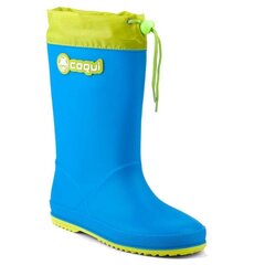 Guminiai batai vaikams Coqui Rainy Collar Jr SW9755282690, mėlyni цена и информация | Резиновые сапоги детские | pigu.lt