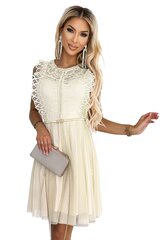 Suknelė moterims Numoco NLM2070.5314, smėlio spalvos цена и информация | Платья | pigu.lt