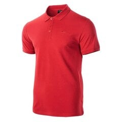 Hi-tec polo marškinėliai vyrams Romso M 92800506768 SW947724.1901, raudoni цена и информация | Мужские футболки | pigu.lt
