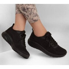Skechers laisvalaikio batai moterims W 117209 BBK, juodi цена и информация | Спортивная обувь, кроссовки для женщин | pigu.lt
