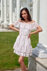 Suknelė moterims Roco Fashion LKK181143.2679, balta цена и информация | Платья | pigu.lt