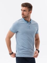 Marškinėliai vyrams Ombre Clothing AMD122207.1903, mėlyni цена и информация | Мужские футболки | pigu.lt