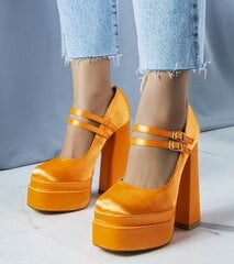 Aukštakulniai bateliai moterims Gemre GRM203992679, oranžiniai цена и информация | Женские туфли | pigu.lt