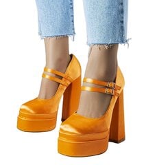 Aukštakulniai bateliai moterims Gemre GRM203992679, oranžiniai цена и информация | Женские туфли | pigu.lt