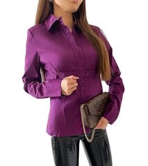 Marškiniai moterims Grm20632.1900, violetiniai kaina ir informacija | Palaidinės, marškiniai moterims | pigu.lt