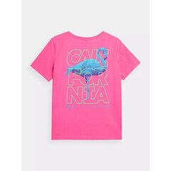 Marškinėliai moterims 4F SW977593.1908, rožiniai цена и информация | Женские футболки | pigu.lt