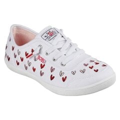 Laisvalaikio batai moterims Skechers Bobs B Cute Love Brigade SW980289.6174, balti цена и информация | Спортивная обувь, кроссовки для женщин | pigu.lt