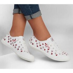 Laisvalaikio batai moterims Skechers Bobs B Cute Love Brigade SW980289.6174, balti цена и информация | Спортивная обувь, кроссовки для женщин | pigu.lt