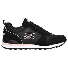 Laisvalaikio batai moterims Skechers 155287/BLK, juodi цена и информация | Спортивная обувь, кроссовки для женщин | pigu.lt