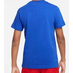 Nike marškinėliai vaikams Sportswear SI SS Tee Jr sw981083.8491, mėlyni цена и информация | Рубашки для мальчиков | pigu.lt